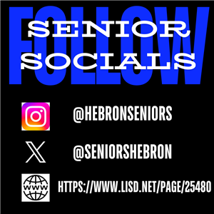 Follow Senior Socials