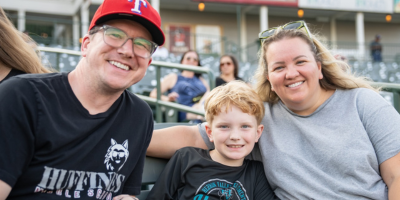 Family at Ball Game
