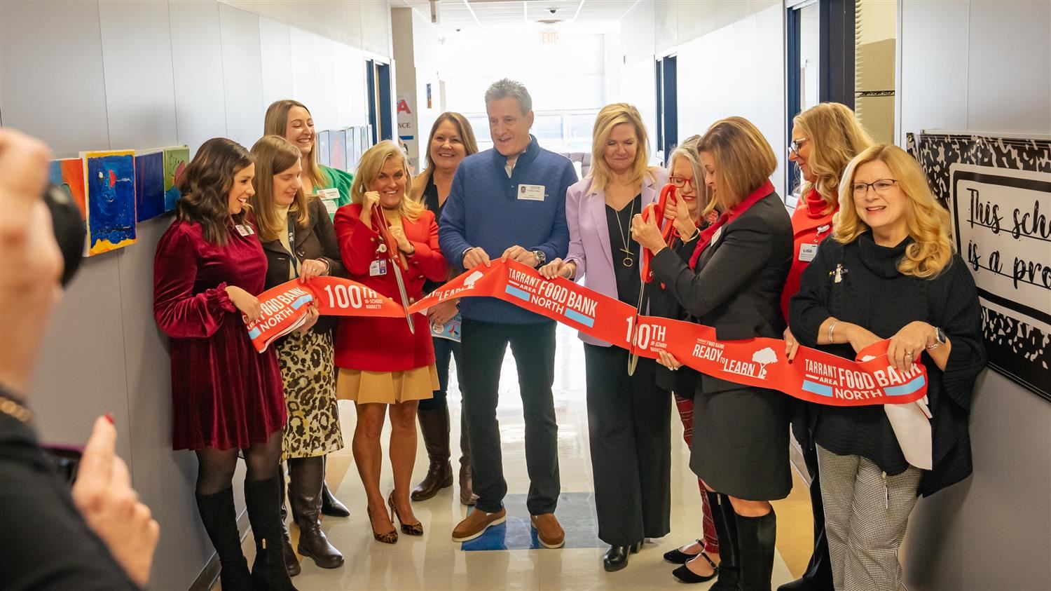 Lewisville Learning Center Partners with TAFB to Establish Food Market