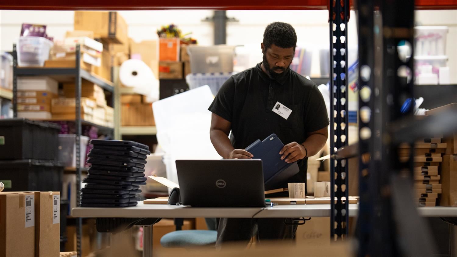 Bonds in Action: Staff Prepares 15,600 iPads for 2024-25 Deployment