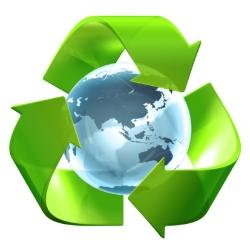 Clipart image of the Earth with green arrows surrounding it. Clipart image of the Earth with green arrows surrounding it.